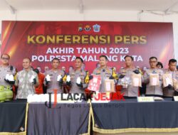 Polresta Malang Kota Berhasil Mengungkap 1.086 Kasus Sepanjang Tahun 2023