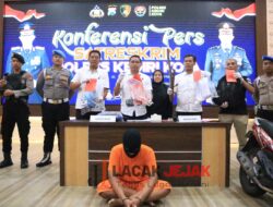 Polres Kediri Kota Berhasil Ungkap Kasus Curat di 2 TKP Dalam Semalam