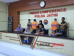 Polda Jatim Amankan Dua Tersangka Pembuat Kontrak Angkutan Ekspedisi Fiktif 11 Miliar Rupiah