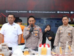 Polres Malang Berhasil Bongkar Pabrik Narkoba Rumahan Diduga Dikendalikan Napi dari Lapas