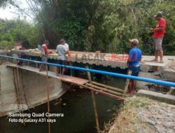 Pembangunan Jembatan Di Mojowangi Hampir Terselesaikan Ini Pesan Pramono Selaku Kepala Desa 