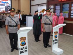 Penyegaran Organisasi, Kapolres Jombang Pimpin Sertijab Kapolsek Peterongan