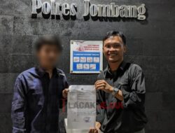 Merasa Terancam Dari Pihak BRI Seorang Warga Lapor Ke Polres Jombang Didampingi Kuasa Hukum Jack and Associates. 