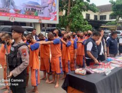 Tiga Puluh Tersangka Diamankan Satresnarkoba Polres Jombang Dalam Operasi Tumpas Semeru Diantaranya Seorang Residivis 
