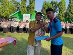 Berkat Dukungan Keluarga Dan Pihak Sekolah Seorang Siswa Berhasil Menang Lompat Jauh Mewakili SMPN 4 Jombang