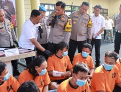 Konferensi Pers Hasil Operasi Tumpas Narkoba Semeru 2024 Polres Nganjuk