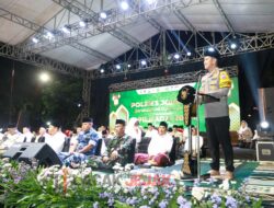 Ciptakan Pilkada Damai, Polres Jombang Ajak Ribuan Warga Bersholawat