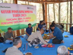 Perhutani Lakukan Tasyakuran Dan Do’a Bersama Dengan Para penyadap Getah Pinus Di Wonosalam Ini Harapannya