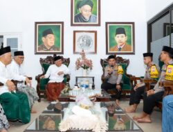Perkuat Kamtibmas, Kapolres Jombang Sowan Kiyai Pondok Pesantren Tebuireng