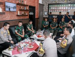 Kapolres Jombang Silaturahmi ke Dandim 0814 Jombang untuk Perkuat Sinergitas