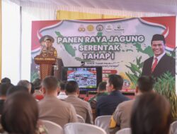 Dukung Swasembada Pangan, Polres Jombang Panen Raya Jagung Tahap I