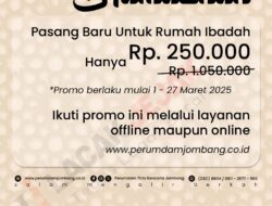 Direktur Perumdam Jombang Berinisiasi Ciptakan Program Pemasangan Baru Dengan Biaya Murah Untuk Semua Tempat Ibadah 