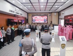 Rotasi Jabatan, Kapolres Jombang Pimpin Sertijab Kasat Samapta