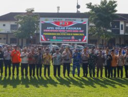 Apel Gelar Pasukan Operasi Ketupat Semeru 2025, Polres Jombang Siap Amankan Idul Fitri 1446 H/2025 M