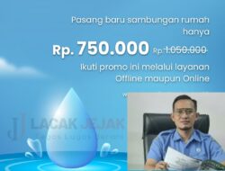 Peringati Hari Air Sedunia PDAM Tirta Kencana Berikan Discount Pemasangan Baru Dengan Biaya Lebih Terjangkau, 