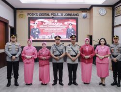 Penyegaran Organisasi, Kapolres Jombang Pimpin Upacara Sertijab Dua Kapolsek Jajaran