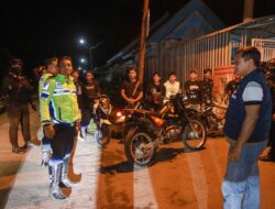 Cegah Premanisme dan Kejahatan Jalanan, Polres Jombang Gelar Patroli Sepertiga Malam
