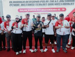 Meriahkan HUT Bhayangkara ke-79, Polres Jombang Gelar Olah Raga Bersama dan Fun Bike