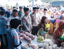 Polres Jombang Kolaborasi Dengan Bulog dan Disdagrin, Gelar Bazar Gerakan Pangan Murah Untuk Masyarakat