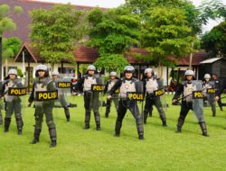 Polres Jombang Gelar Latihan Dalmas Guna Kesiapan Pelayanan Kegiatan Unjuk Rasa