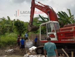 Respons Cepat, Dalam Tangani Tanggul Putus Afvour Lengkong di Jatigedong Begini Ungkap Plt Kepala Dinas PUPR Jombang