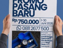 Istimewa !!! Perumdam Tirta Kencana Jombang Pangkas Tarif Instalasi Baru Sepanjang Juni 2026