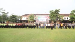 Polres Jombang Gelar Apel Pengamanan Pengesahan Warga Baru PSHT Parluh 2016