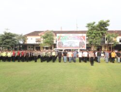 Polres Jombang Gelar Apel Pengamanan Pengesahan Warga Baru PSHT Parluh 2016