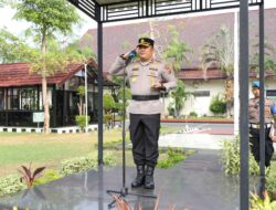 Polres Jombang Bersama Personel BKO Jatim Gelar Pasukan Pengamanan Muktamar NU ke-35