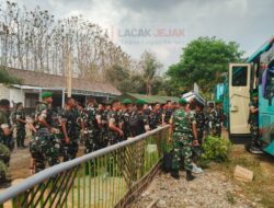YONIF TP 544 KJ Kediri Kerahkan 600 Personil Dalam Rangka Memulai Pembangunan Batalyon Ksatria Joyoboyo