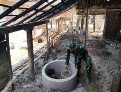 TMMD ke-130 Kodim Jombang, Langkah Nyata TNI Hadirkan MCK Layak bagi Warga Desa Klitih